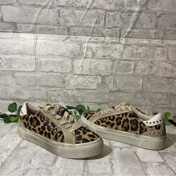 Zara Distressed Leopard Print Trainers. Size EUR 37 - Picture 1 of 7